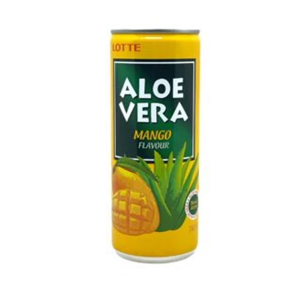 Lotte Aloe Vera Mango Drink Traube 240ml - Aloe vera mango drink